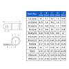 100Pcs/Pack U-Type R-Type Nylon Clamp Cable Clips Plastic Hose Fasteners Mount Fix Hardware Electrical Fitting Wire Management