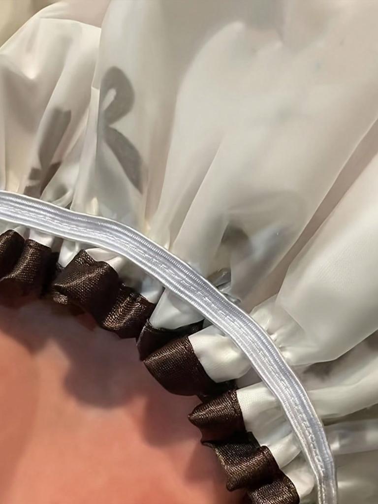 Двухслойная Утолщенная Шапочка для Душа Новая Водонепроницаемая Шапочка для Душа для Ванны Уход за Волосами во Время Купания Шапочка для Душа