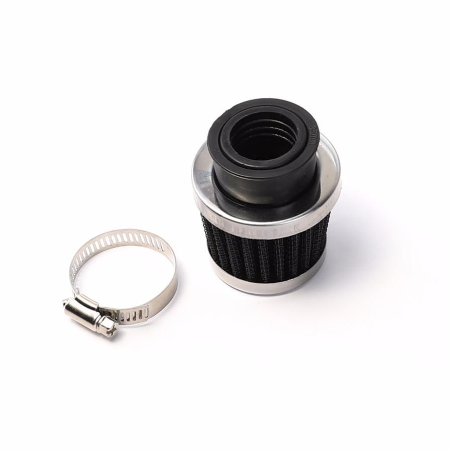 Универсальный 4x 28мм Мотоцикл Квадроцикл Скутер Воздушный Впускной Фильтр Очиститель + Монтажный Хомут