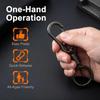 10pcs Anti-Theft Key Ring Clip Multi-Functional Spring Carabiners Portable Metal Keychains  Luggage