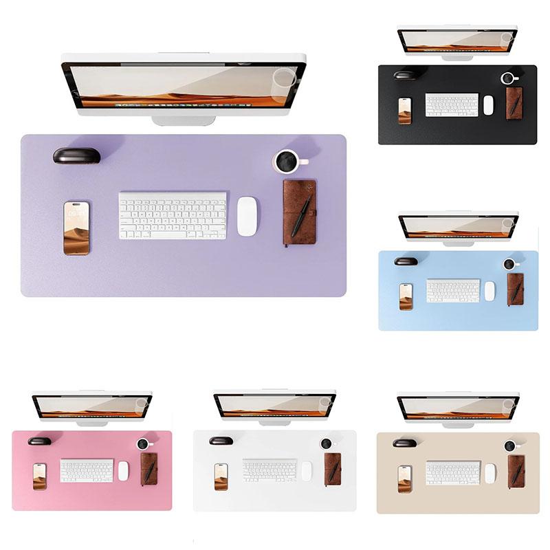 Solid Color Rubber Mouse Pad Office Gaming Desk Mat Non-Slip Laptop Computer Keyboard MicePad Mause Women Home Table Carpet