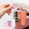 2/5Pcs Straw Tumbler Tip Covers Shape Anti-slip Silicone No Odor Food Grade Dustproof
