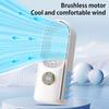 Безлопастной настольный вентилятор с 6 скоростными режимами, мощный воздушный поток, компактный дизайн, портативный перезаряжаемый, тихий охлаждающий вентилятор-распылитель