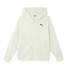 Solid Color Logo Embroidered Comfortable Casual Loose Jacket Women Jackets White 688716-70