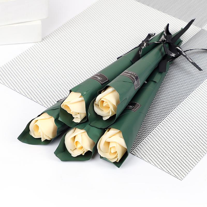 5-20pcs Soap Rose Artificial Flower Valentines Day Gift Wedding DIY Flower Bouquet Birthday Party Gift for Guests Eternal Rose