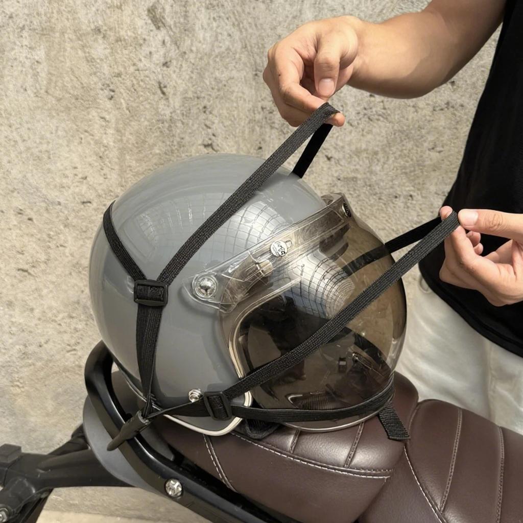 Ремни для шлема на заднее сиденье мотоцикла, эластичная веревка, фиксированный ремень для шлема мотоцикла, регулировка, фиксирующий ремень для товаров 60 см/90 см