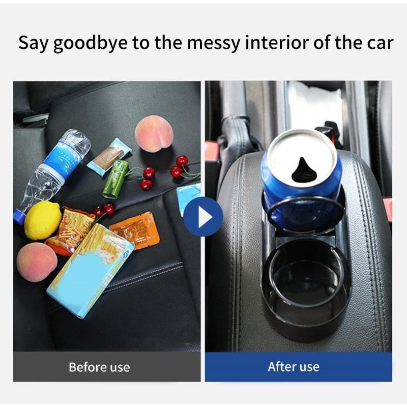 Двойное отверстие для бутылки с напитком Автомобильный держатель для грузовика ABS Пластиковый держатель для стакана Универсальный держатель для воды и напитков Автомобильный стиль