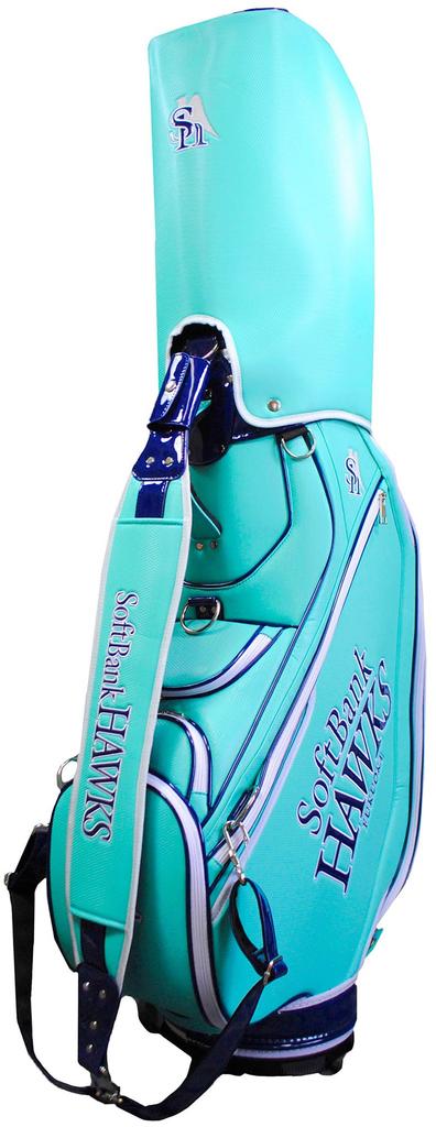 LEZAX Fukuoka Softbank Hawks Type Caddy Bag Hawk Festival 2023 Model Emerald Green 10.0 SBCB-3487