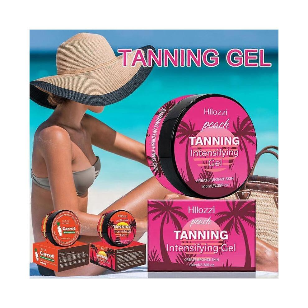 3pcs(D)$Cross-border supply carrot tanning gel summer beach bath bronze long-lasting self-tanning waterproof tanning cream in stock