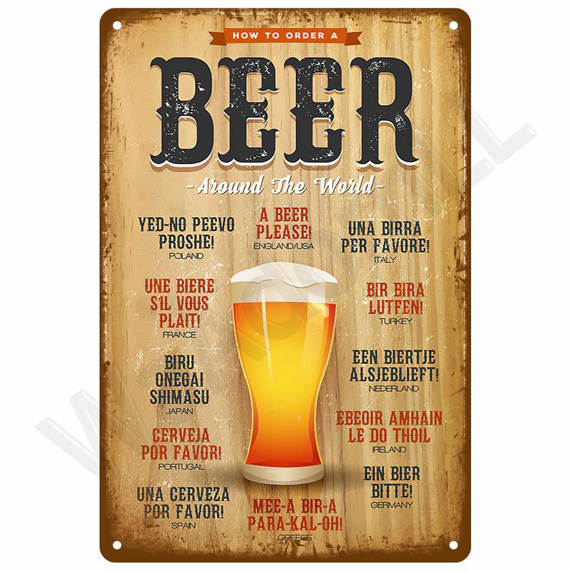 Vintage Room Decoration Home Decor Items Tin Signs Aesthetic Men Bedroom Metal Signs Retro Metal Plate Posters Wall Art Mural