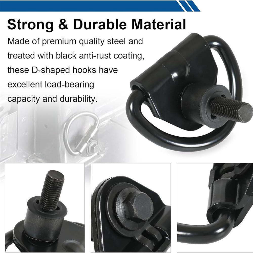 6 шт. стальных грузовых крюков, подходящих для Ford Transit 150 250 350 Van