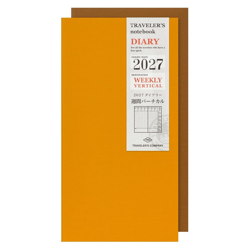 Traveler's Notebook Refill 2027 A5 Slim Vertical 14496006 (Starting in January 2027)