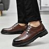 Fashion Men's Leather Casual Shoes Formal Business Leather Shoes Wedding Shoes