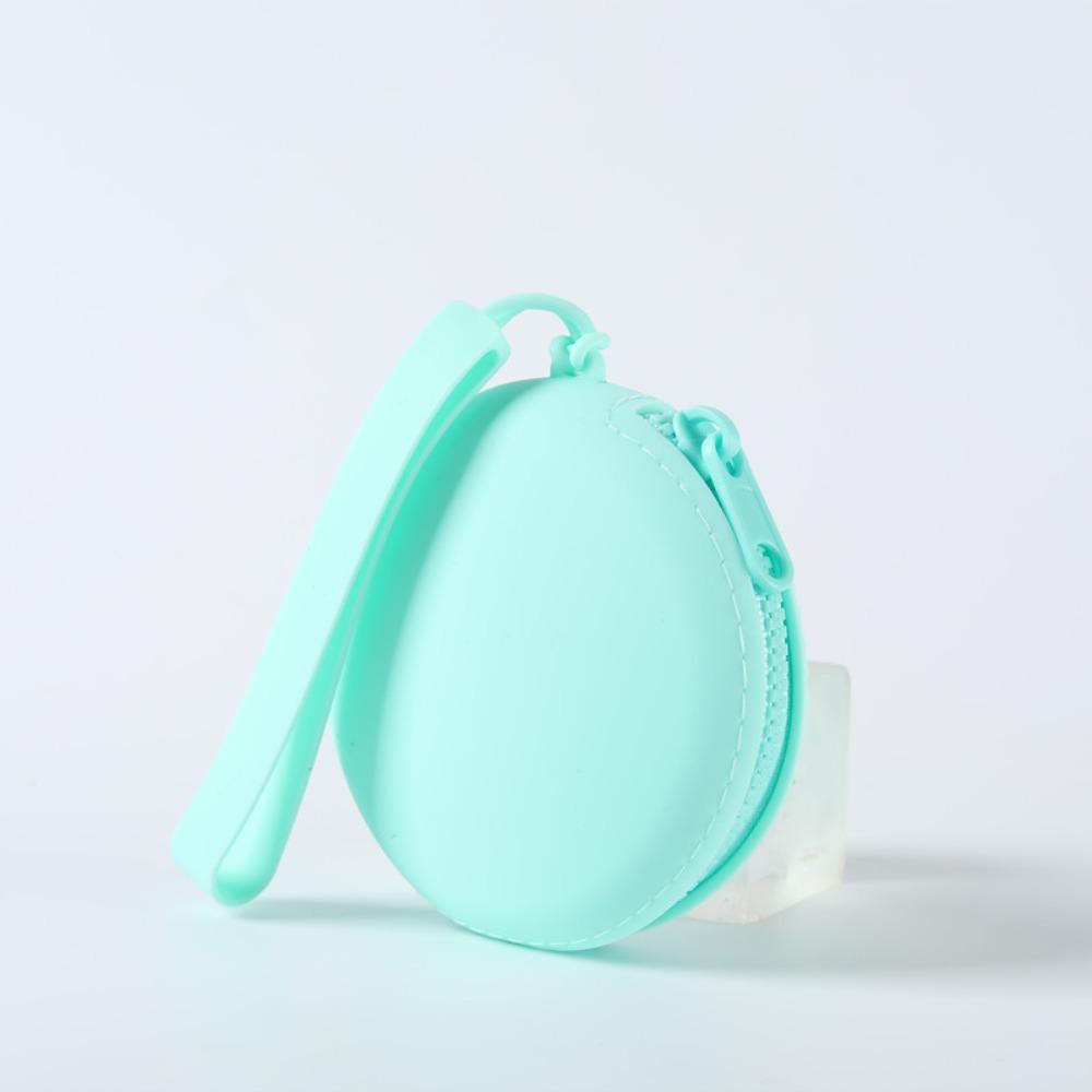 Дорожная сумка на молнии, силиконовая косметичка, переносной кошелек для монет для женщин и девочек