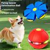 The New Flying Saucer Deformation Ball Pet Relieves Boredom, Steps On the Ball, and the Puppy Side Animal Toy Is Resistant To Biting and Grinding
