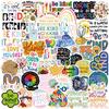 50 Friendly Psychological Be Kind Graffiti Stickers Decorate Guitar Notebook Suitcase DIY Waterproof Stickers