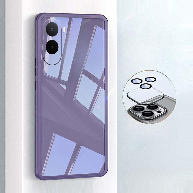 Чехол для Xiaomi Poco C81 Pro с защитой камеры, полупрозрачный, из мягкого силикона, ударопрочный, с защитными пленками для объектива, для задней крышки Xiaomi Poco C81 Pro