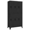 VidaXL Locker Cabinet Filing Cabinet Storage Furniture for Sports Equipment Cleaning Products Interior Office 339799