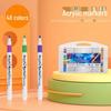 Acrylic Marker Pens for Primary School Students - Draw with Vibrant Colors, Waterproof and Quick-drying.