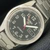 Б/У оригинальные винтажные мужские часы SEIKO 5 с автоподзаводом из Японии с черным циферблатом a435059-2 R122-a435059