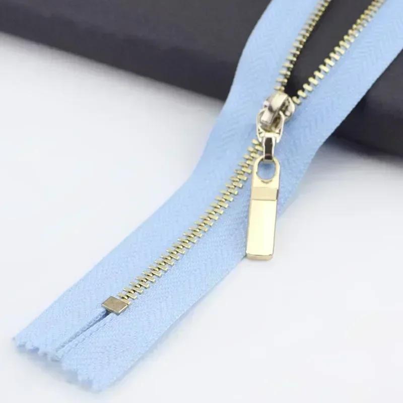5/10 шт. №3 15-30 см Металлическая молния с закрытым концом для кошелька, сумочки, декоративная молния-застежка на одежду, карманы, аксессуар для шитья DIY