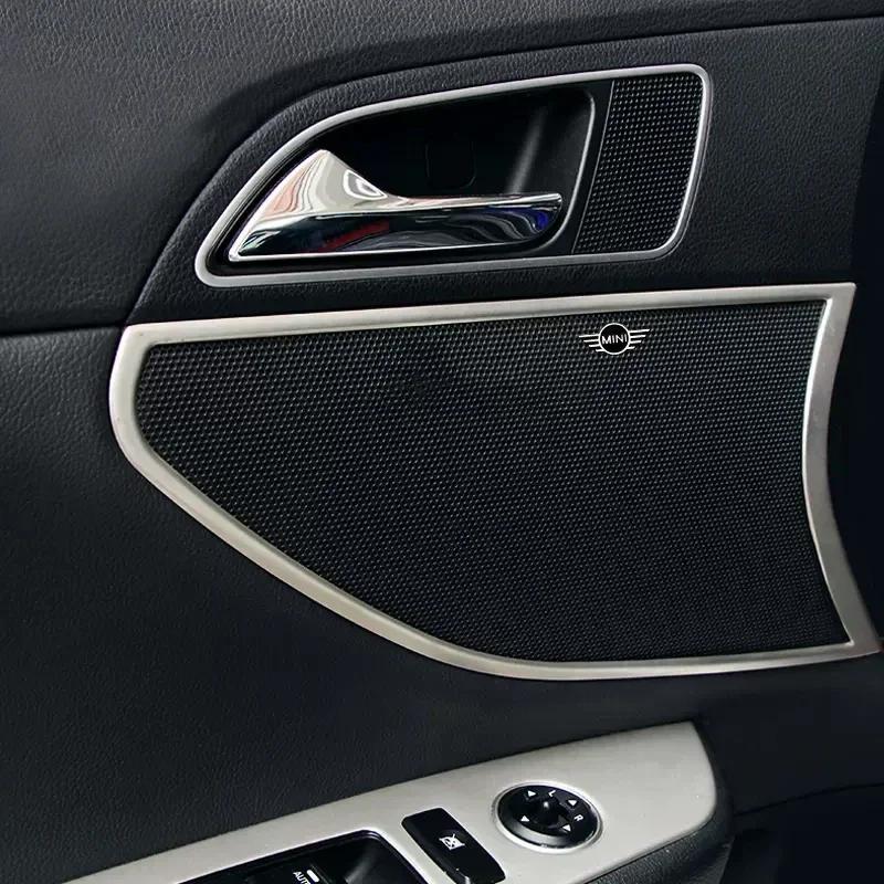 Для Bmw Mini 3D Алюминиевый сплав Автомобильный динамик Аудио Стикер Значок Эмблема Декорация Аксессуары Для MINI COOPER R56 R55 R60 R61 Cou