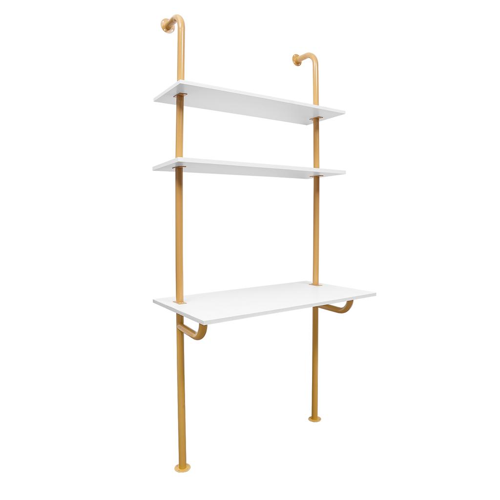 3-ярусный настенный стол, Настенный компьютерный письменный стол, Настенный органайзер Железо, Эко-доска для дома, Студенческих общежитий