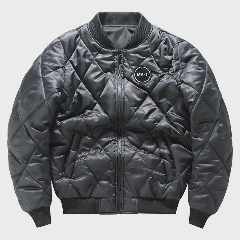 Мужская куртка Cross-Border MA-1 Flight Jacket - новая повседневная вышитая модная бейсбольная куртка с воротником