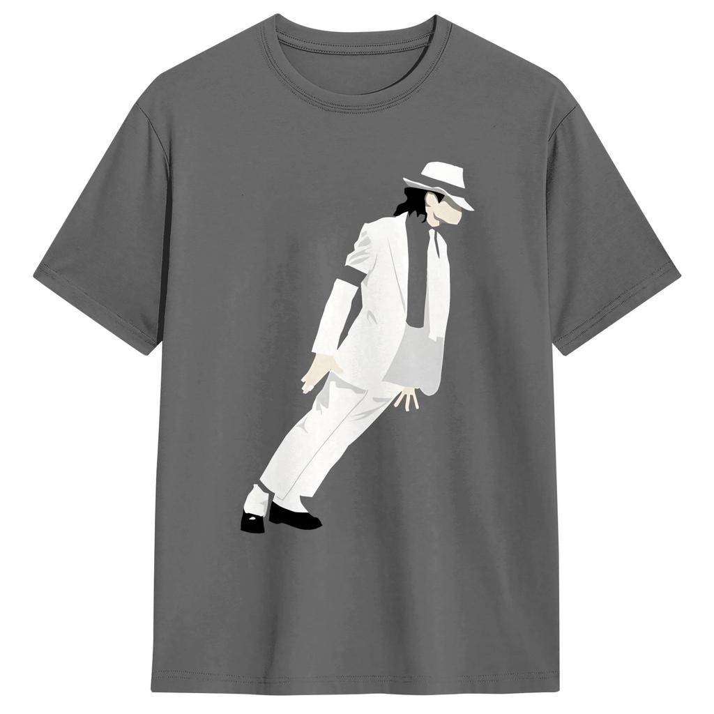 MMichael JJackson Smooth Criminal Футболка Унисекс Y2K Футболки Летняя Дышащая Новинка Футболка Прямая поставка Оверсайз Одежда