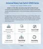 Zhuochao SZW26-125/D303.3 102 Universal 3-Position 3-Throw Changeover Switch