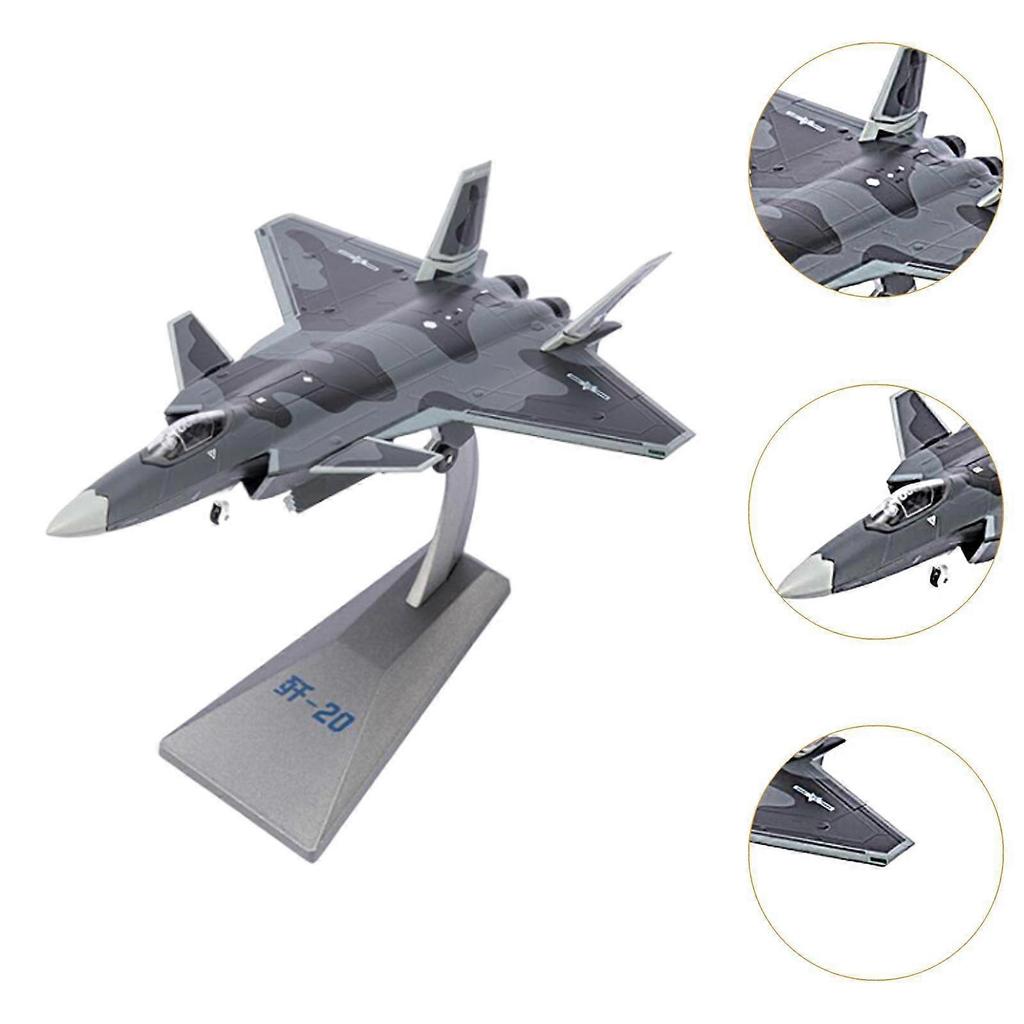 1:100 J20 Plane Model Simulation Aircraft Model for Table Living Room Office