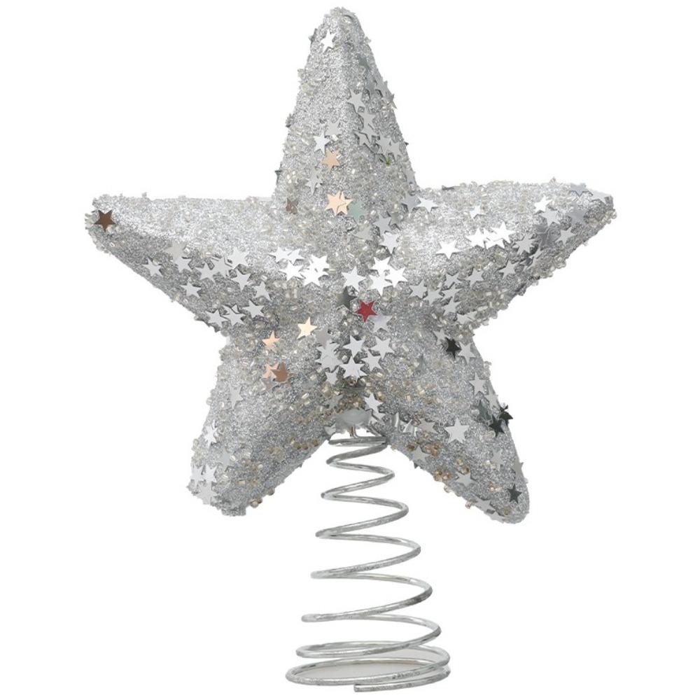 Crafts Christmas Tree Decorations Pentagram Tree Ornaments New Christmas Tree Top Star