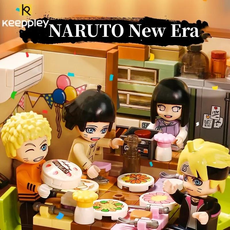 Keeppley Naruto Anime Surrounding Construction Blocks Himawari Uzumaki's Birth Date Assembly Model Children's Toy Birth Date Present