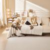 Home Sofa Cover Living Room Sofas Thicken Blanket Cover Beige Knitted Blanket L Shape Cover Sofa 3 Pcs 2 Seater For All Seasons