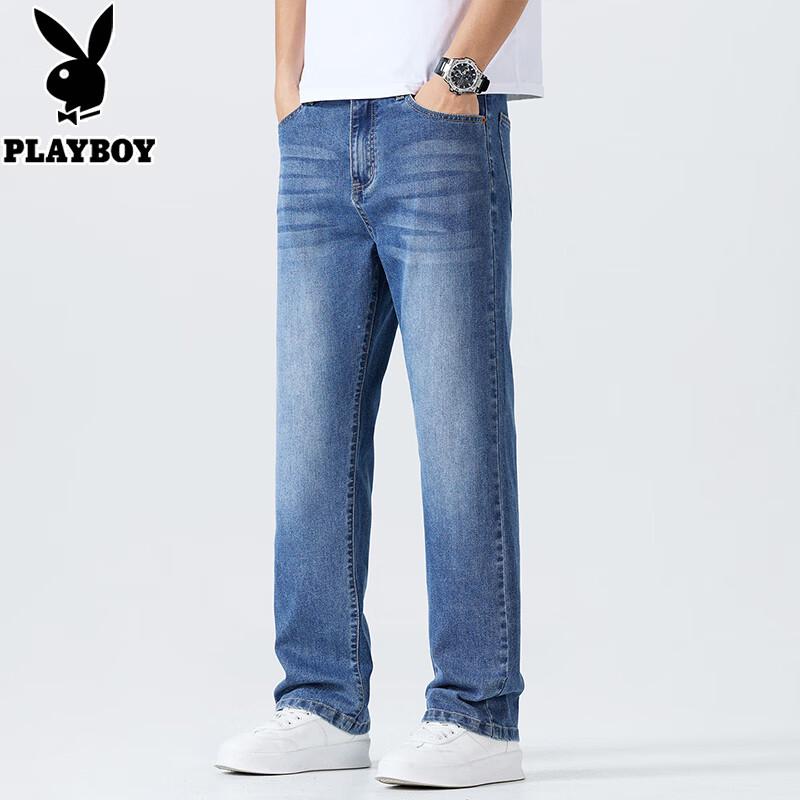 PLAYBOY Мужские свободные прямые джинсы