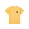 Simple Round Neck Pullover Short Sleeve T-Shirt Women Tops Ginger-Yellow VN000NNPOC2