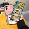 Мультяшный милый чехол-накладка для телефона с кошкой для Motorola Moto G22 Edge40 G51 G73 G60s G50 Edge 20 Pro 30 Lite G53 G30 G52 G32 G71