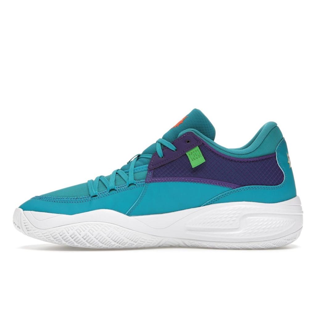 Puma Rugrats X Court Rider Men Sneakers Blue Caribbean-Sea Dragon-Fire 195698-01