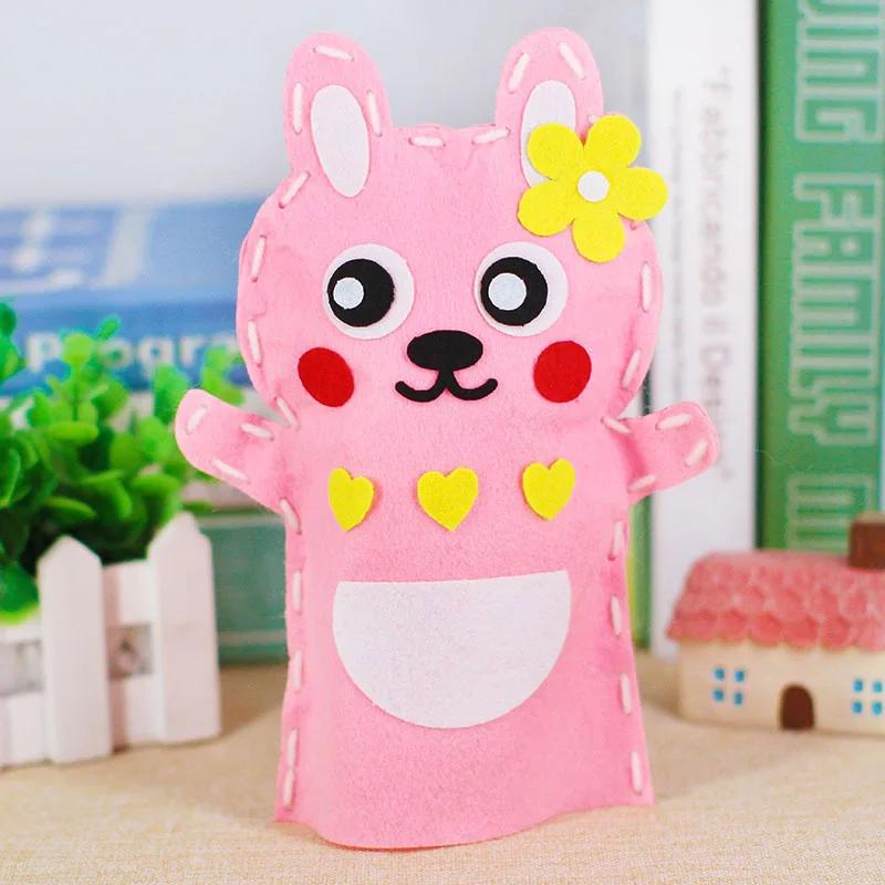 Детские Мультяшные Поделки DIY Ручные Куклы Игрушки Детский Сад Образовательные Нетканые Материалы Ручная Работа Клей Материал Швейный Набор Детский Рождественский Подарок