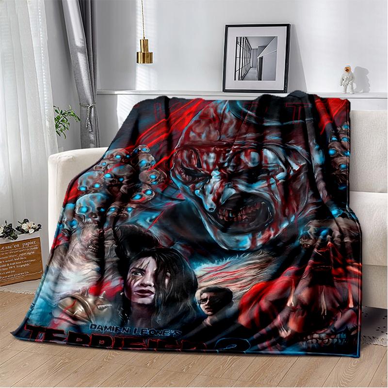 29 Style Terrifier Horror Movie Halloween Gift Soft Plush Blanket,Flannel Throw Blanket for Living Room Bedroom Bed Sofa Cover