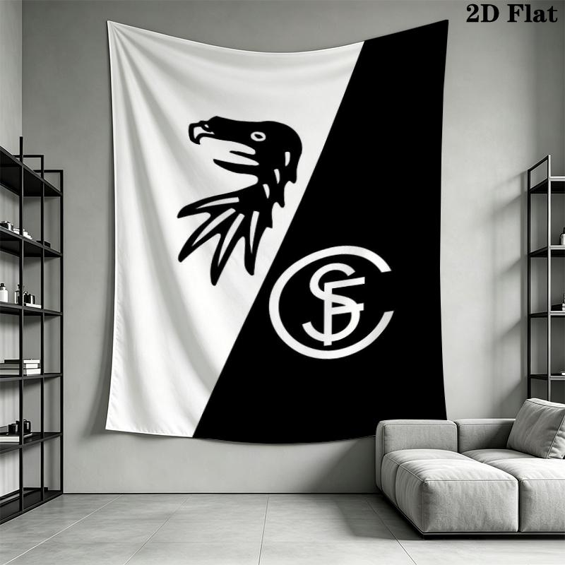 SC Freiburg Wall Tapestry Aesthetic Wall Hanging Printed Fabric Blanket Decorative Tapestries for Bedroom Living Room Home Decor