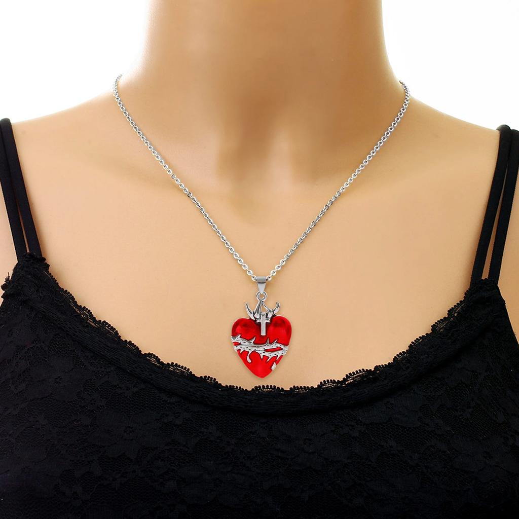 Adjustable Length Neckchain Metal Pendant Necklace Unisex Streetwear Accessory Hip Hop Choker Jewelry for Men and Women