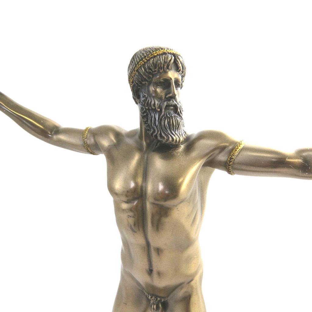 Les Trésors De Lily [M9648] - Статуэтка из бронзовой смолы 'Зевс' - 23x24x7 см