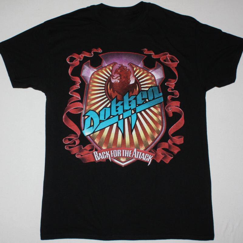 DOKKEN BACK FOR THE ATTACK Black Men S-234XL T-shirt Cotton C022 Unisex T-Shirt