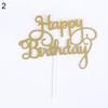 1 шт. С днем рождения, десертный топпер для торта, вставная карточка, сувениры для вечеринки, украшение
