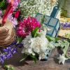1Pc Flower Stand Foam Blocks Flower Arrangement Flower Holder Cage With Handle