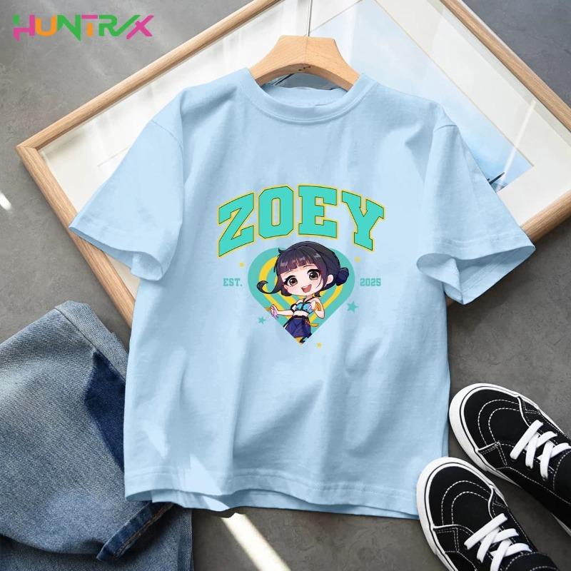 KPop Demon Hunters Kids Clothes 2025 Hot Anime Cotton T-shirt Harajuku Girls Casual Shirt Gift Fashion Movie Toddler T Shirts