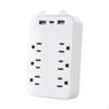 Сетевой фильтр 9 в 1, удлинитель на 6 розеток, многоштекерный адаптер, простая в использовании сетевая планка с 2 USB