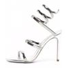 Aneikeh Summer Street Style Ankle Strap Open Toe Narrow Band Women Sandals Thin High Heels Stripper Sexy Banquet Shoes