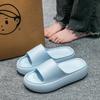 Женские дезодорирующие шлепанцы на толстой подошве: Мягкие, Увеличивающие рост, Для помещений/улицы, Летняя пляжная одежда